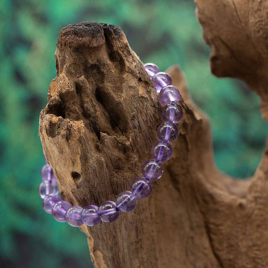 Amethyst hell 1A-Qual. Armband 8mm