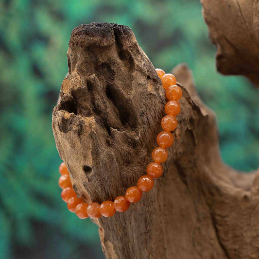 Aventurin orange fac. Armband 6mm