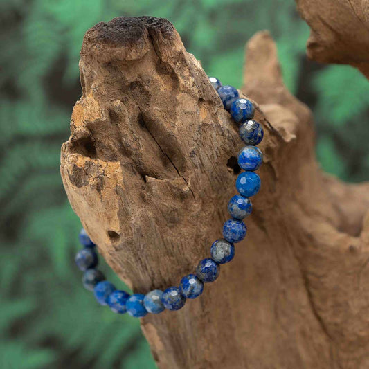 Lapislazuli fac. Armband 6mm