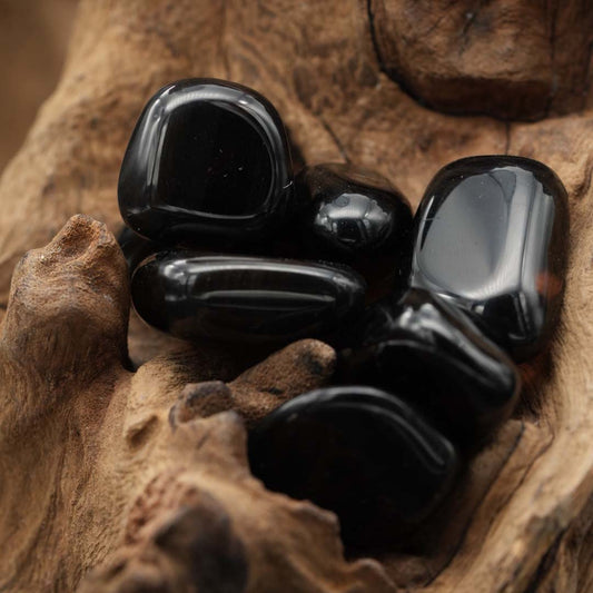 Obsidian "Apachenträne" Trommelstein